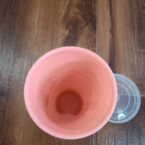 Starbucks 2019 Matte Light Pink Cold Travel Plastic Cup with Lid 24 OZ - Picture 5 of 6